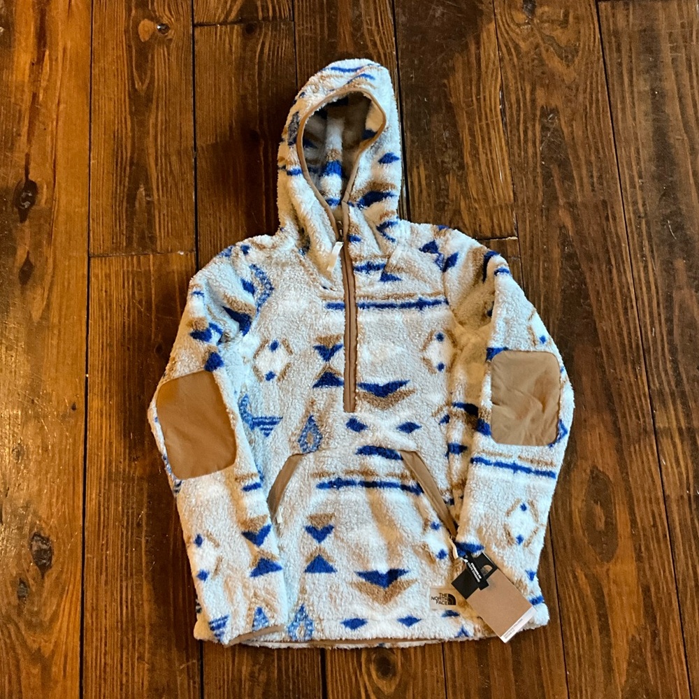 The North Face Aztec Sherpa Fleece Quarter Zip Pullover